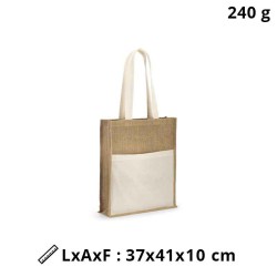 Jute bag 240g / m2 with 65cm handles